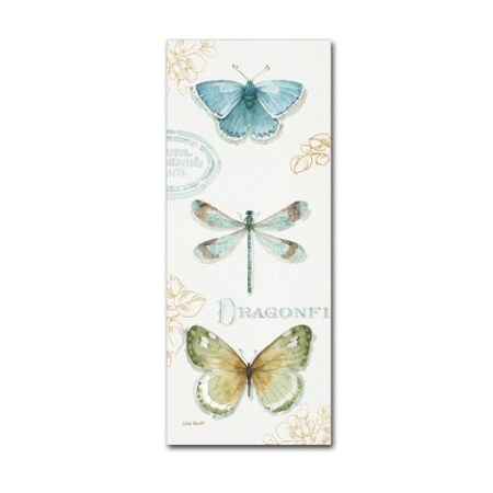 Lisa Audit 'My Greenhouse Butterflies V' Canvas Art,14x32